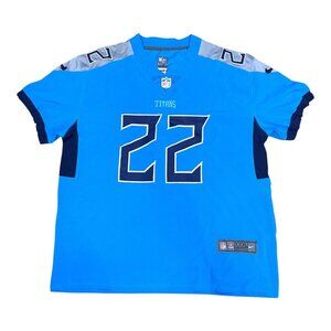 Nike NFL Tennessee Titans Derrick Henry #22 XXXL On Field Jersey Blue NFL Big